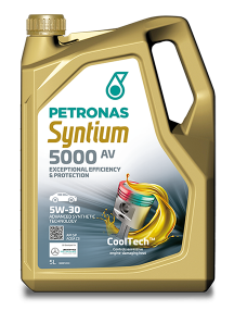 Motoreļļa PETRONAS SYNTIUM 5000 AV 5W-30 5L